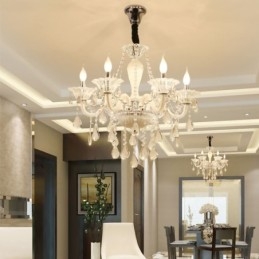 Designer Touch Decorative European Crystal Chandelier Elegant Pendant Light