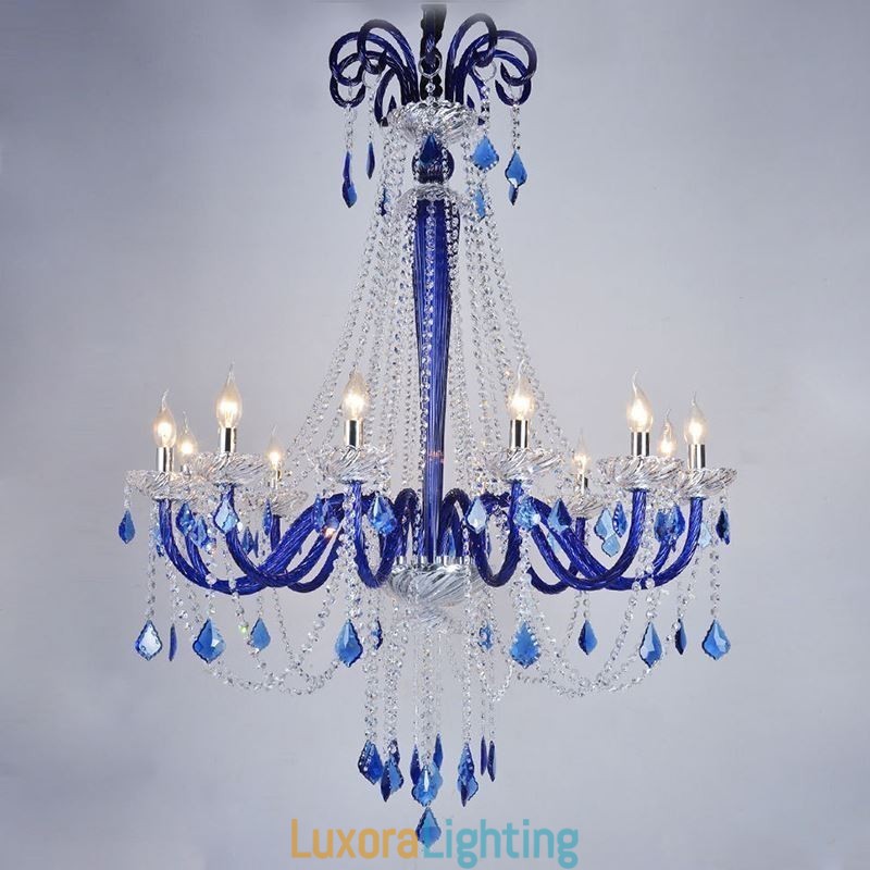 Designer Touch Decorative European Crystal Chandelier Elegant Pendant Light