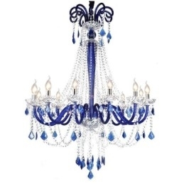 Designer Touch Decorative European Crystal Chandelier Elegant Pendant Light
