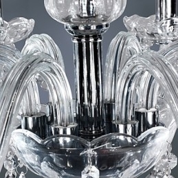 Designer Touch Decorative Elegant Crytal Chandelier with 6 Lights