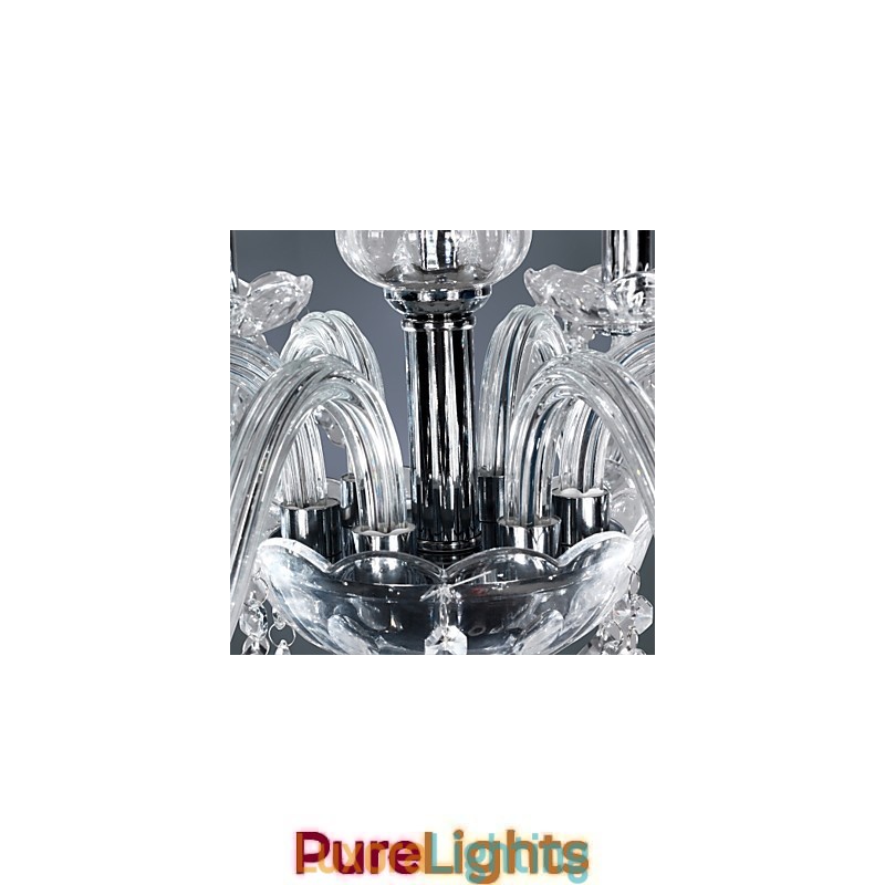 Designer Touch Decorative Elegant Crytal Chandelier with 6 Lights