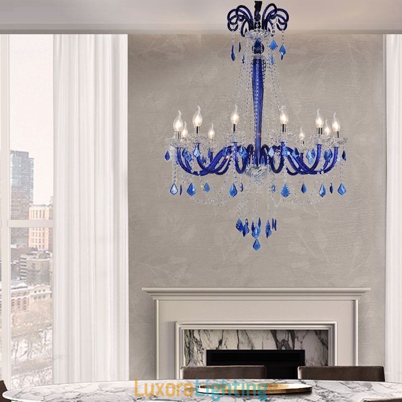Designer Touch Decorative European Crystal Chandelier Elegant Pendant Light