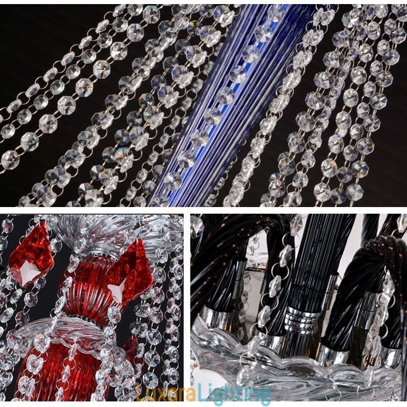 Designer Touch Decorative European Crystal Chandelier Elegant Pendant Light