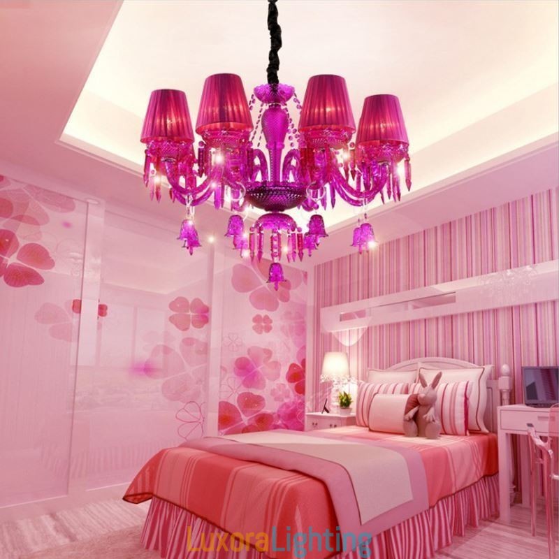 Designer Touch Decorative European Crystal Chandelier Ring Bells Glass Pendant Light