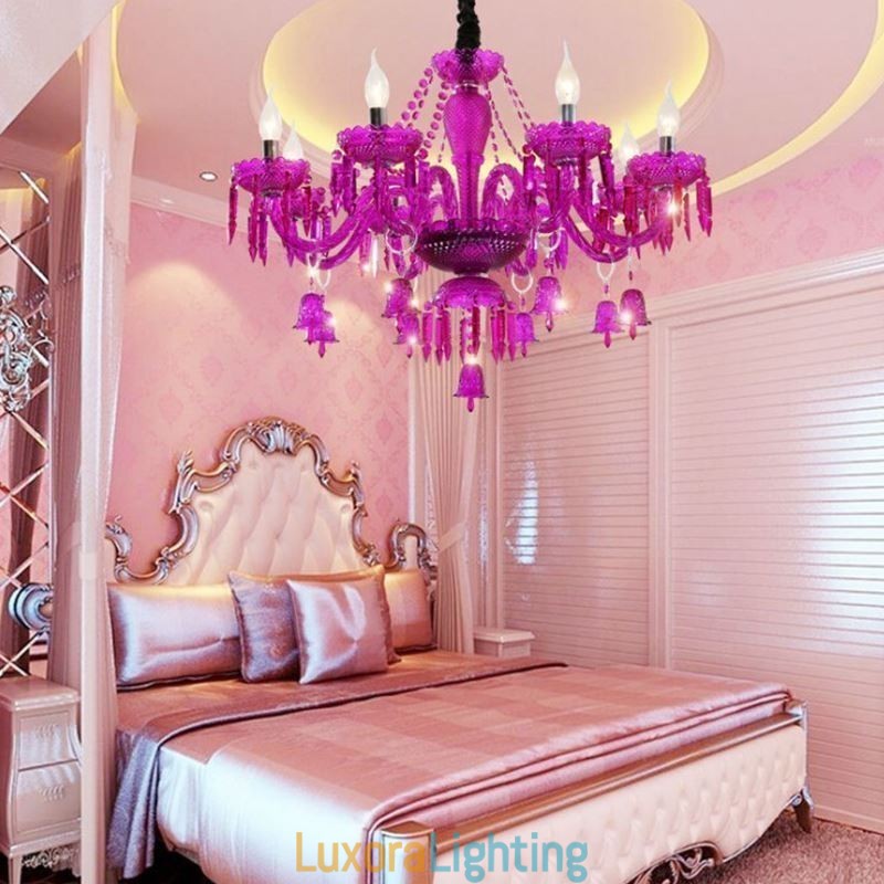 Designer Touch Decorative European Crystal Chandelier Ring Bells Glass Pendant Light