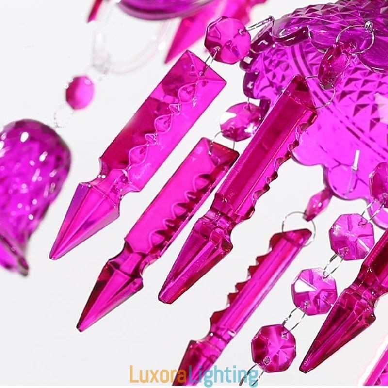 Designer Touch Decorative European Crystal Chandelier Ring Bells Glass Pendant Light