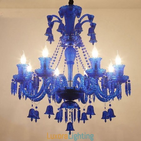 Designer Touch Decorative Crystal Ceiling Light European Chandelier Ring Bells Pendant Light