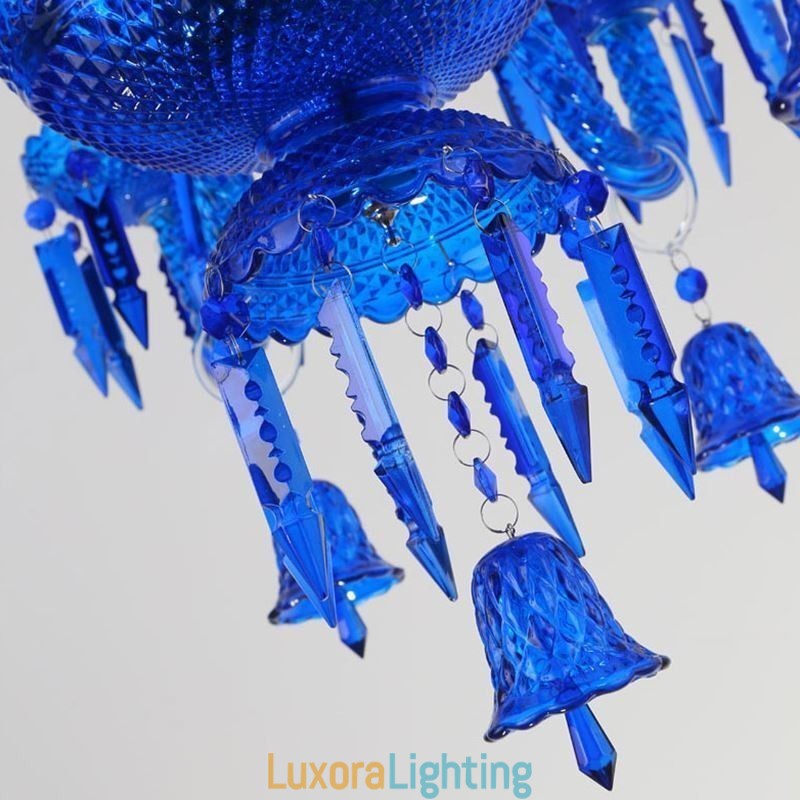 Designer Touch Decorative Crystal Ceiling Light European Chandelier Ring Bells Pendant Light