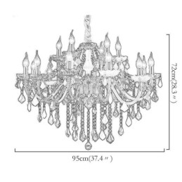 Designer Touch Decorative Colourful European Style Chandelier Luxury Pendant Light