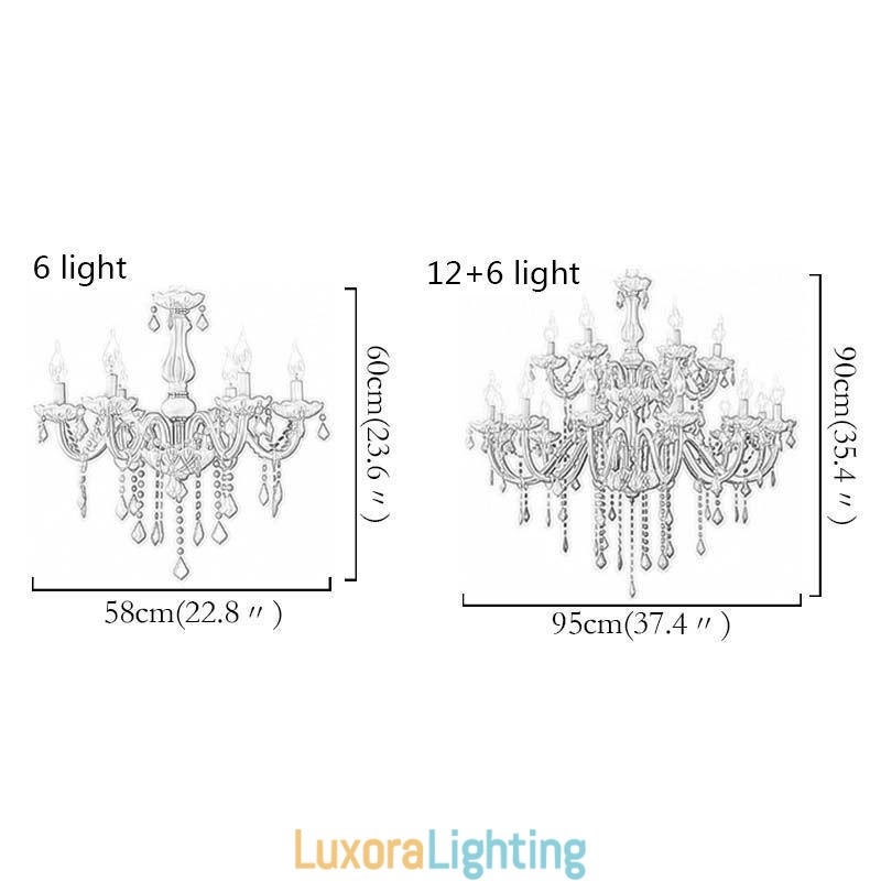 Designer Touch Decorative Elegant Crystal Chandelier European Large Pendant Light