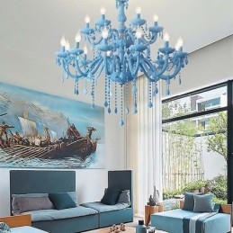 Designer Touch Decorative Elegant Crystal Chandelier European Large Pendant Light