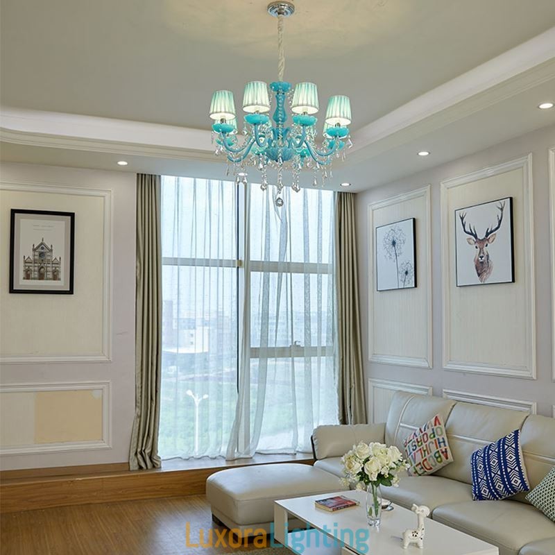 Designer Touch Decorative Creative Crystal Chandelier European Elegant Pendant Light