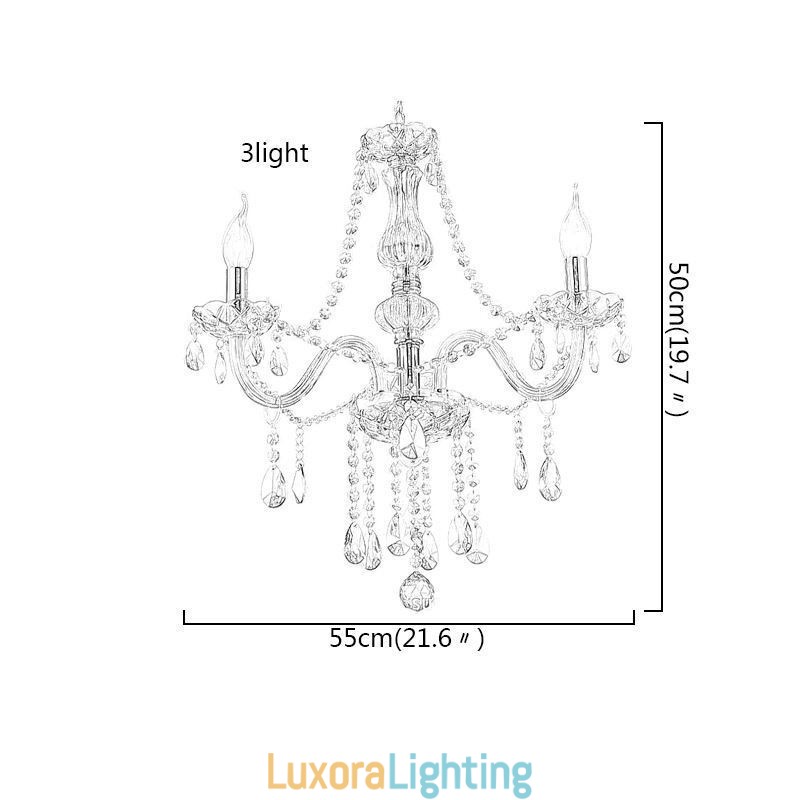 Designer Touch Decorative Crystal Chandelier European Cognac Colour Glass Pendant Light