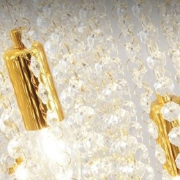 Designer Touch Decorative Modern Crystal Chandelier Luxury Staircase Crystal Ceiling Light With 19 Lights