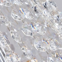 Designer Touch Decorative Modern Crystal Chandelier Luxury Staircase Crystal Ceiling Light With 19 Lights