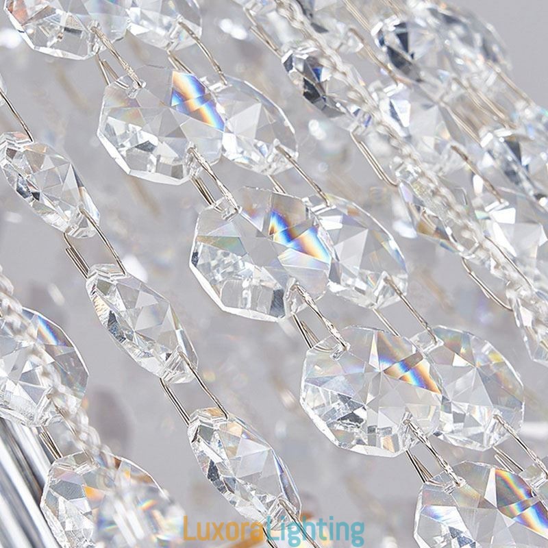 Designer Touch Decorative Modern Crystal Chandelier Luxury Staircase Crystal Ceiling Light With 19 Lights