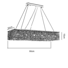 Designer Touch Decorative European Crystal Chandelier Luxury Decoration Ceiling Light With 12 Lights