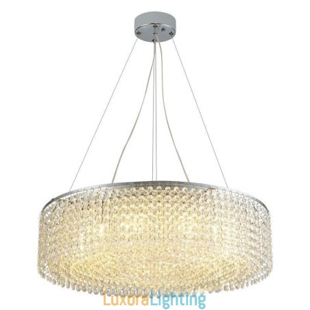 Designer Touch Decorative Modern Crystal Chandelier European Luxury Ceiling Lamp With 12 Lights