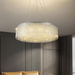 Designer Touch Decorative Modern Crystal Chandelier European Luxury Ceiling Lamp With 12 Lights