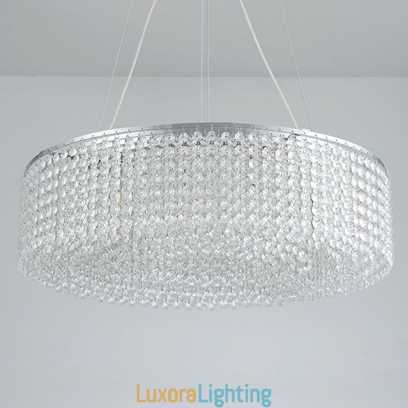 Designer Touch Decorative Modern Crystal Chandelier European Luxury Ceiling Lamp With 12 Lights