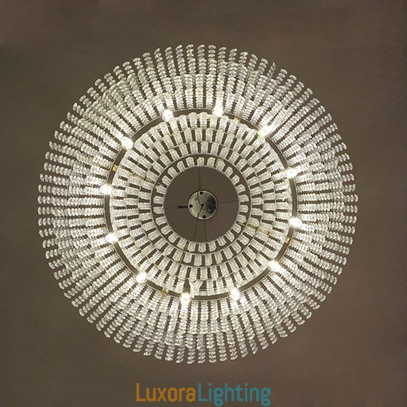 Designer Touch Decorative Modern Crystal Chandelier European Luxury Ceiling Lamp With 12 Lights
