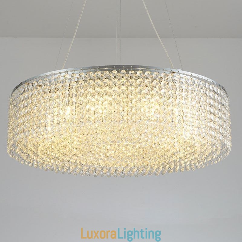 Designer Touch Decorative Modern Crystal Chandelier European Luxury Ceiling Lamp With 12 Lights