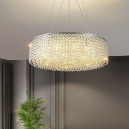 Designer Touch Decorative Modern Crystal Chandelier European Luxury Ceiling Lamp With 12 Lights