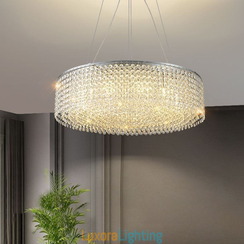 Designer Touch Decorative Modern Crystal Chandelier European Luxury Ceiling Lamp With 12 Lights