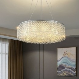 Designer Touch Decorative Modern Crystal Chandelier European Luxury Ceiling Lamp With 12 Lights