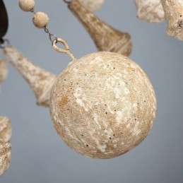 Designer Touch Decorative Retro Style Wood Pendant Light Elegant Chandelier