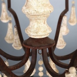 Designer Touch Decorative Retro Style Wood Pendant Light Elegant Chandelier