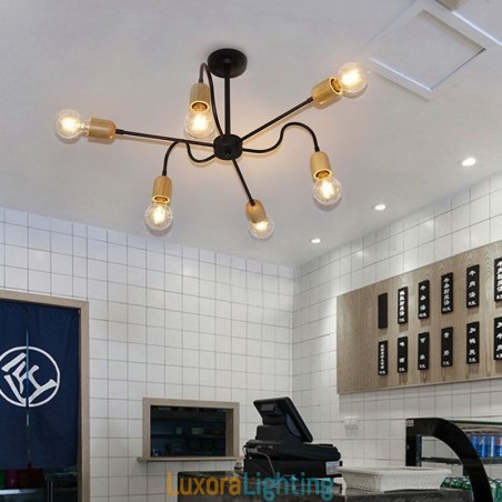 Designer Touch Decorative Contemporary Creative Iron Pendant Light Spider Chandelier