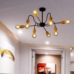 Designer Touch Decorative Contemporary Creative Iron Pendant Light Spider Chandelier