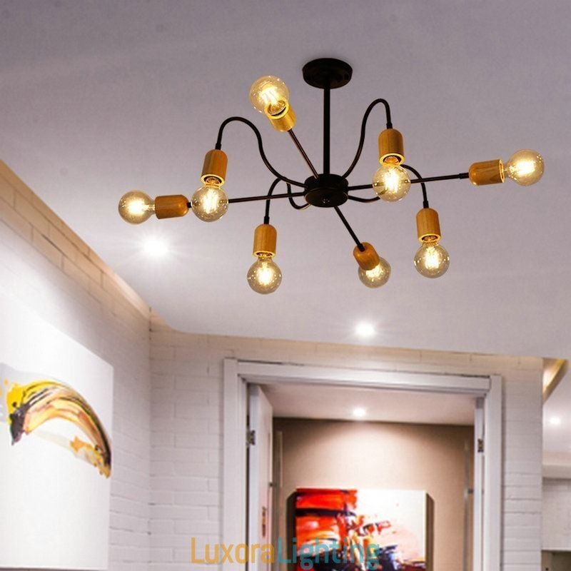 Designer Touch Decorative Contemporary Creative Iron Pendant Light Spider Chandelier