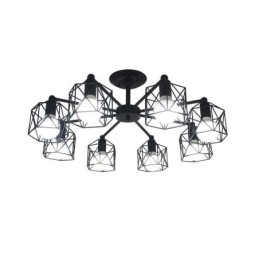 Designer Touch Decorative Modern Bird Cage Pendant Lamp Iron Lighting