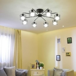 Designer Touch Decorative Modern Bird Cage Pendant Lamp Iron Lighting