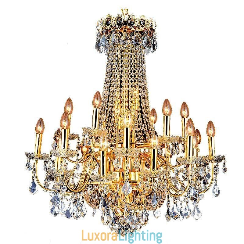 Designer Touch Decorative European Luxury Crystal Chandelier Duplex Stair Pendant Light