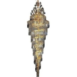 Designer Touch Decorative Elegant Crystal Empire Chandelier European Luxury Long Pendant