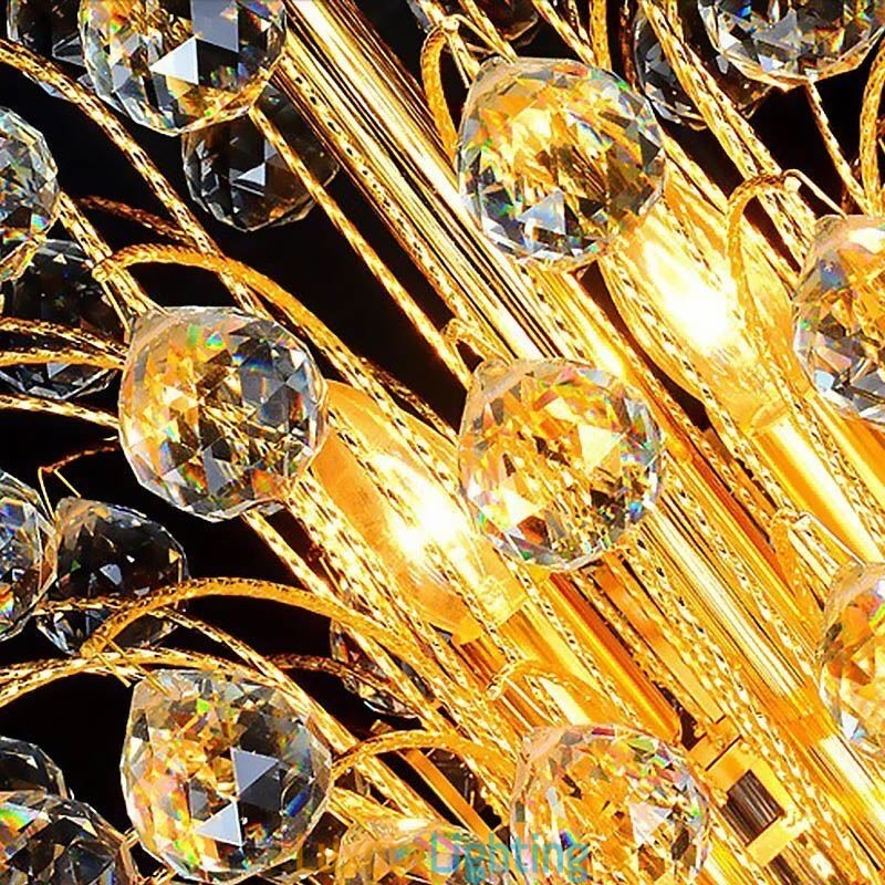 Designer Touch Decorative Elegant Crystal Empire Chandelier European Luxury Long Pendant