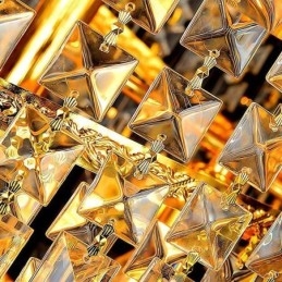 Designer Touch Decorative Elegant Crystal Empire Chandelier European Luxury Long Pendant