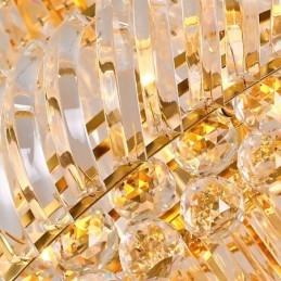 Designer Touch Decorative Luxury Crystal Chandelier Modern European Graceful Long Pendant Duplex Staircase