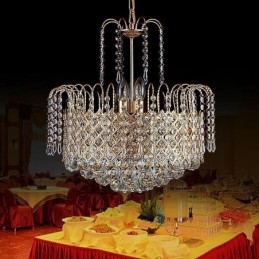 Designer Touch Decorative Luxury Crystal Chandelier Modern Elegant Pendant Light