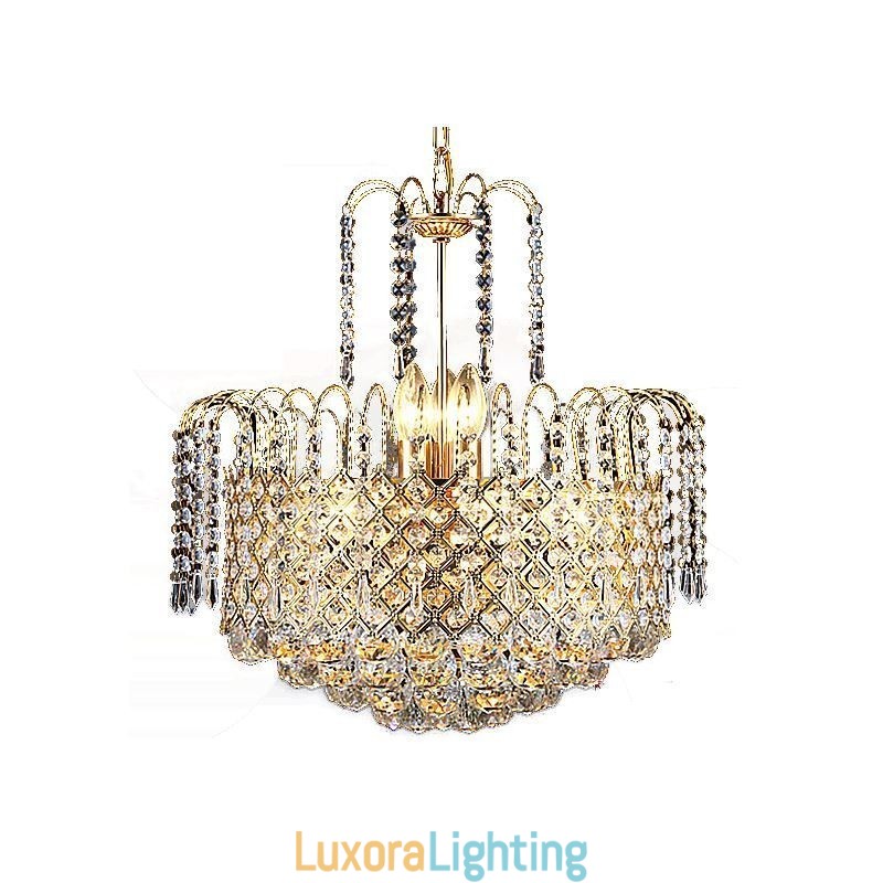 Designer Touch Decorative Luxury Crystal Chandelier Modern Elegant Pendant Light