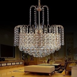 Designer Touch Decorative Luxury Crystal Chandelier Modern Elegant Pendant Light