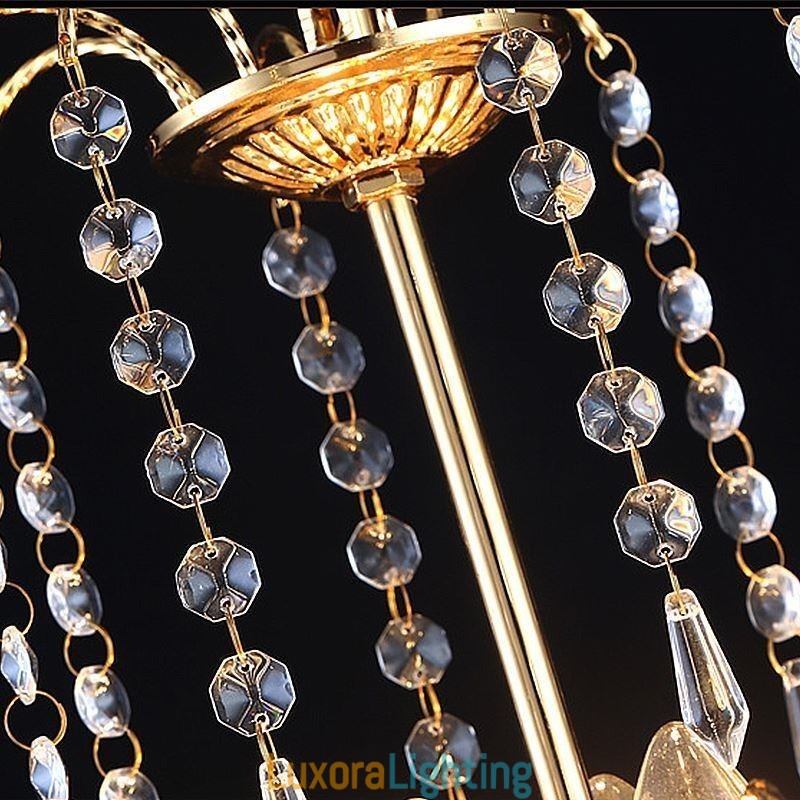 Designer Touch Decorative Luxury Crystal Chandelier Modern Elegant Pendant Light