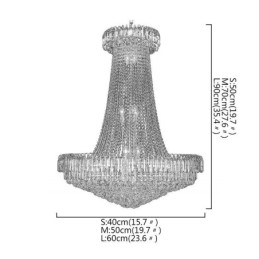 Designer Touch Decorative Elegant Crystal Chandelier European Pendant Light Long Hanging Chandelier Duplex Staircase