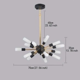 Designer Touch Decorative Nordic Pendant Light Creative Round Chandelier Lamp