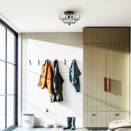 Designer Touch Decorative Modern Simple Flush Mount Lotus Base Ceiling Lamp