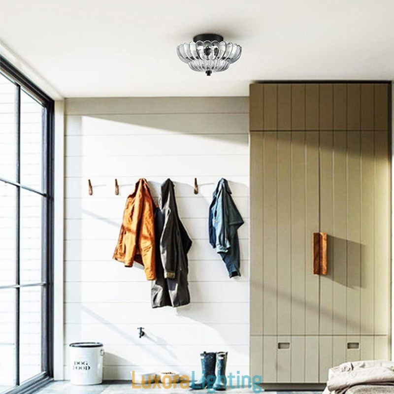 Designer Touch Decorative Modern Simple Flush Mount Lotus Base Ceiling Lamp