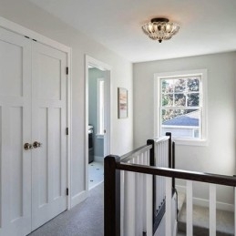 Designer Touch Decorative Modern Simple Flush Mount Lotus Base Ceiling Lamp